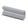 Greb Capris aluminium & zink anodiseret L 1200 mm, B 21 mm, H 46 mm